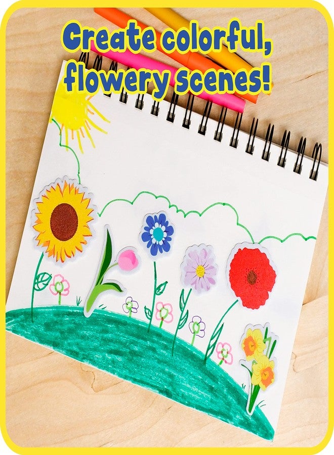 Ready 2 Learn Foam Stickers - Flowers - Pack of 152 - Self-Adhesive Stickers for Kids - 3D Puffy Flower Stickers for Laptops, Party Favors and Crafts - Image 5